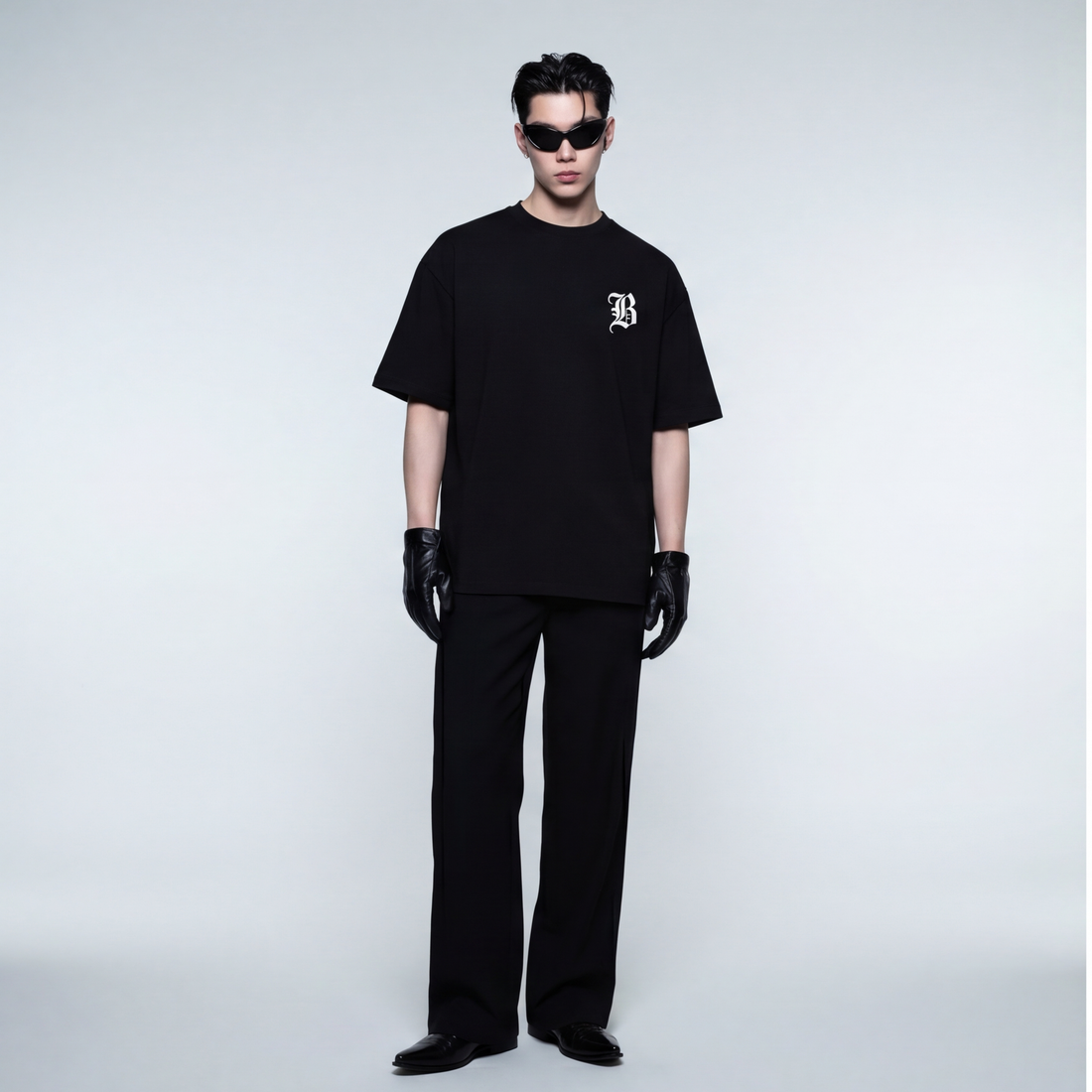 blacklist-casino-royale-lambo-edition-black-statement-t-shirt model front