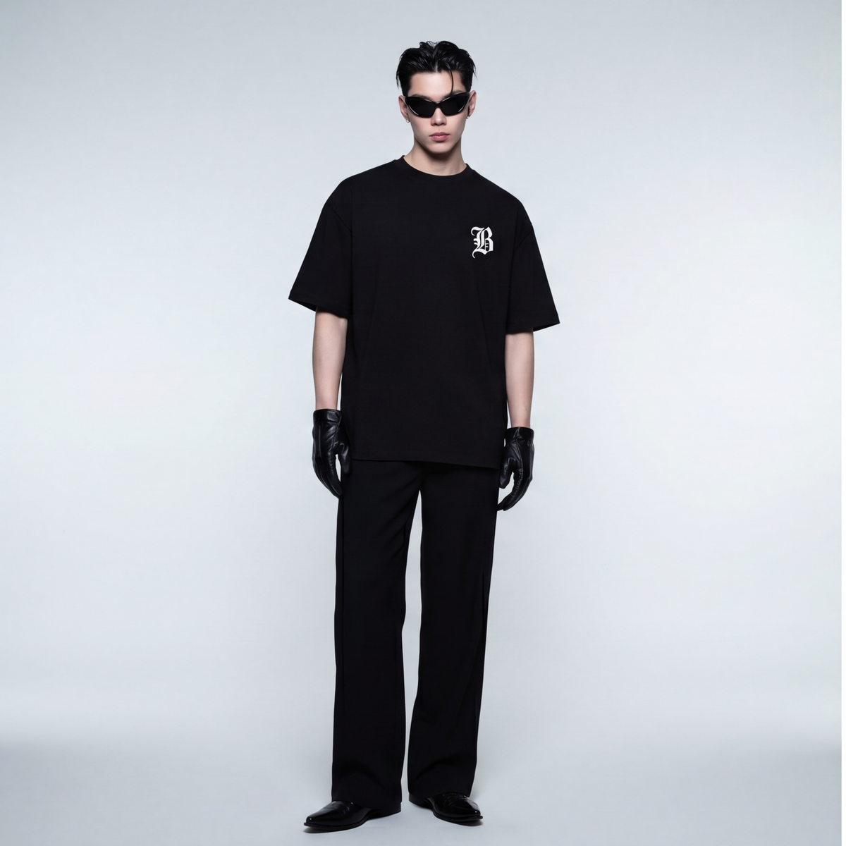 blacklist-casino-royale-lambo-edition-black-statement-t-shirt model front