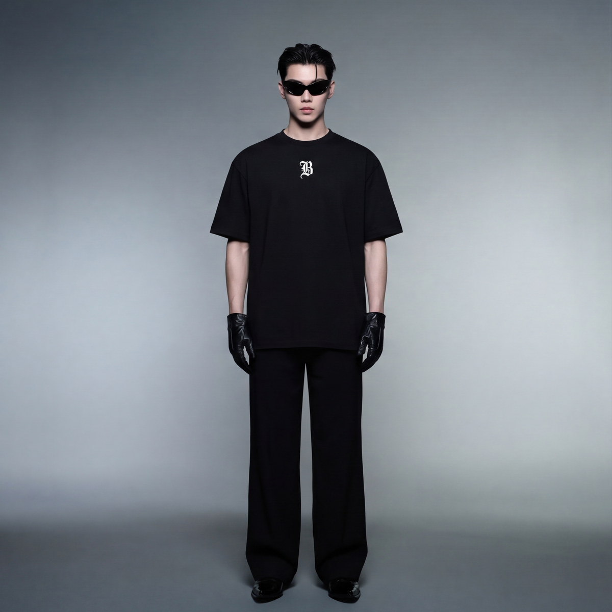 blacklist-crosses-2-0-black-t-shirt model front