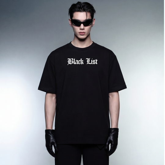 Blacklist Crosses Red Black T-Shirt