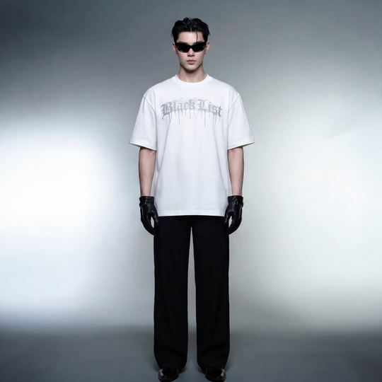 Blacklist Drip White 2.0 Black T-Shirt