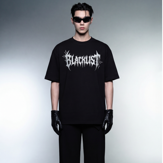 Blacklist Shadow Cross Classic Oversized Black T-Shirt