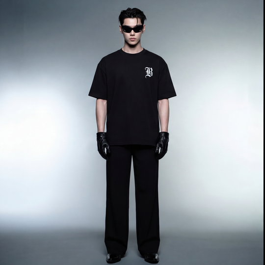 Blacklist Minimal Black Statement T-Shirt