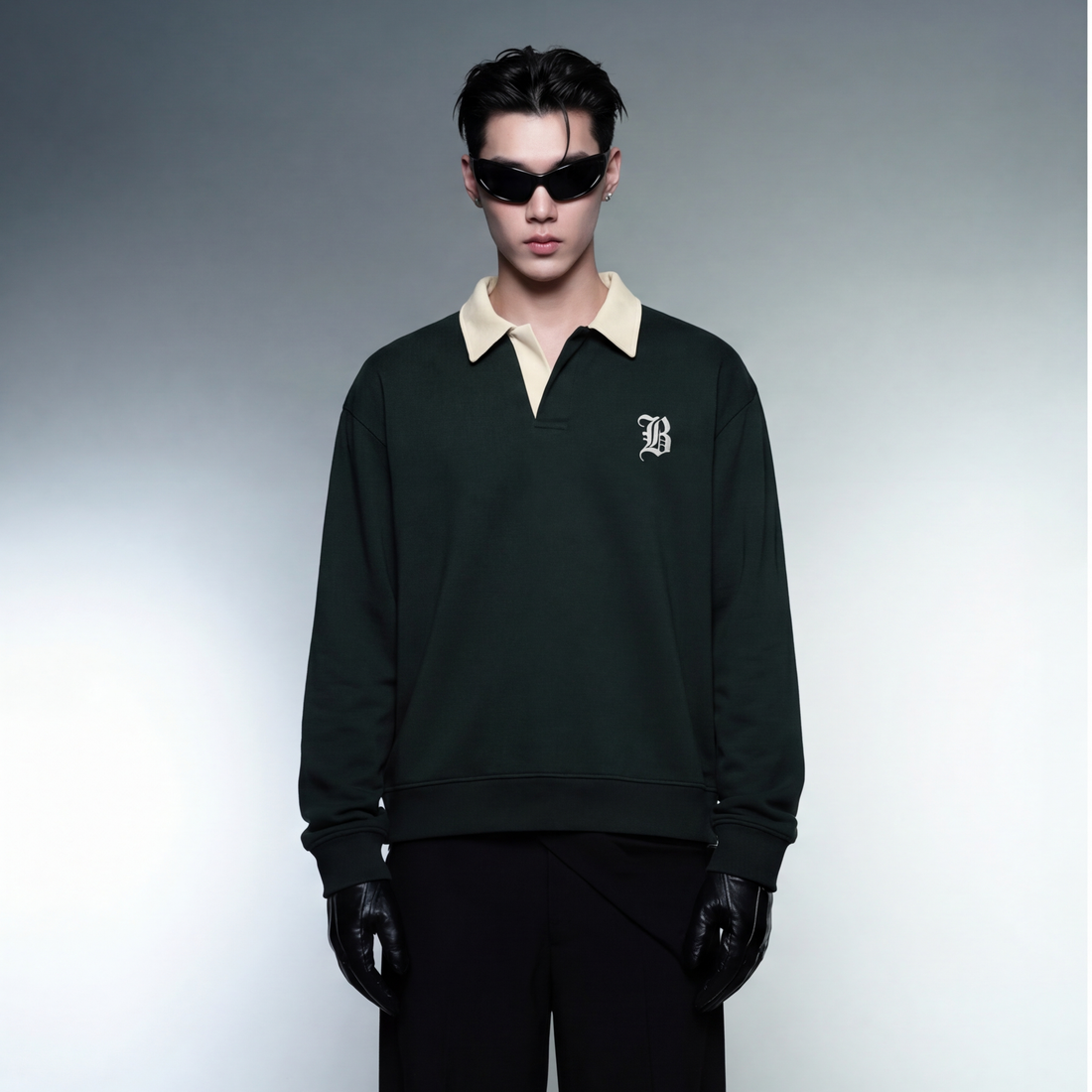 blacklist-minimal-navy-polo-copy model front