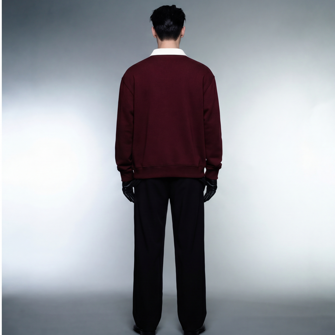 blacklist-minimal-olive-polo-copy model back