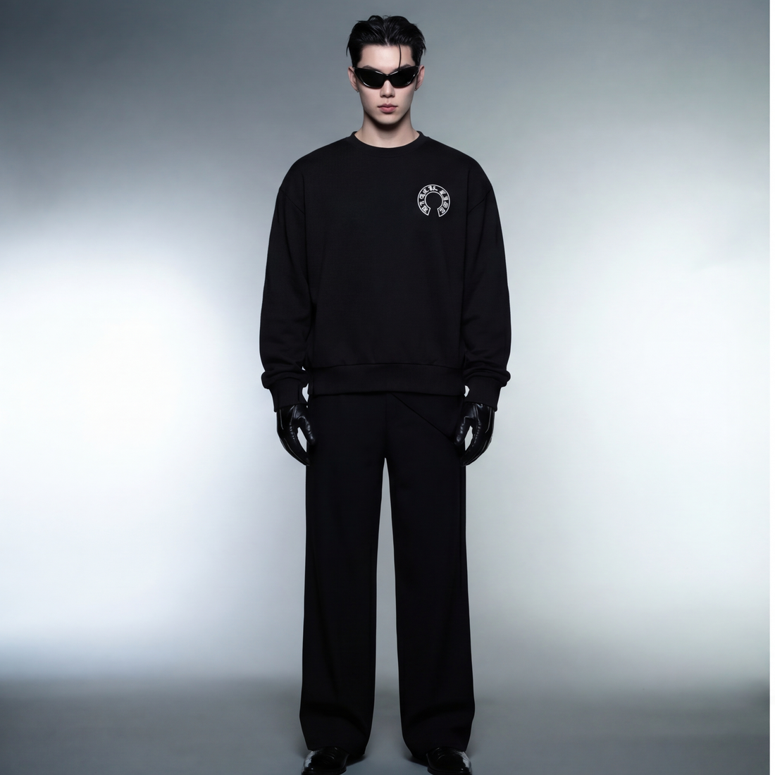 blacklist-og-black-oversized-hoodie-copy model front