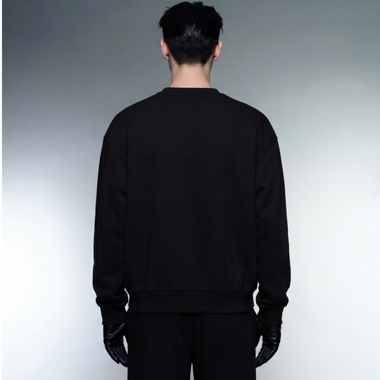 BLACKLIST CROSSES BLACK OVERSIZED SWEATSHIRT 2.0