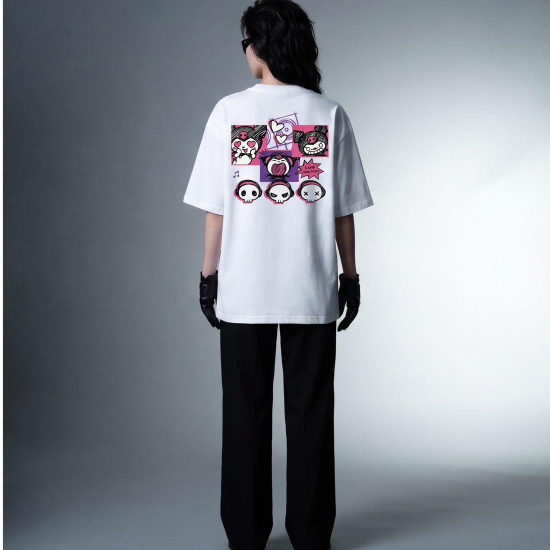 blacklist-punk-princess-tee-white model back