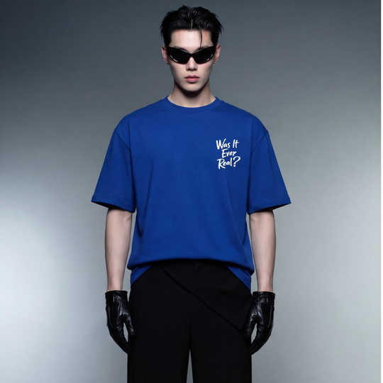 Blacklist Was It Ever Real T-Shirt Blue