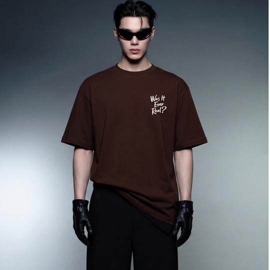 Blacklist Was It Ever Real T-Shirt Brown