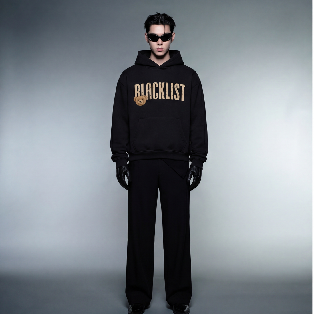 blacklist-white-bear-oversized-hoodie-copy model front