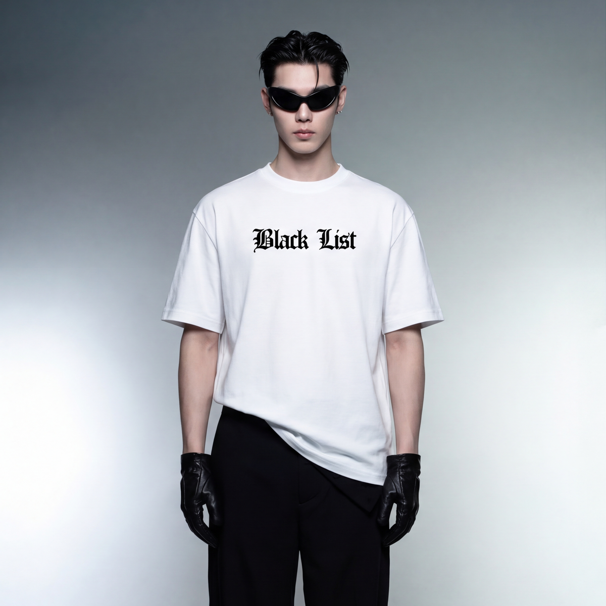 dollar-bills-white-t-shirt model front