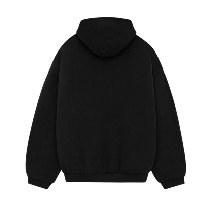 BLACKLIST ESSENTIAL BLACK OVERSIZED HOODIE 2.0