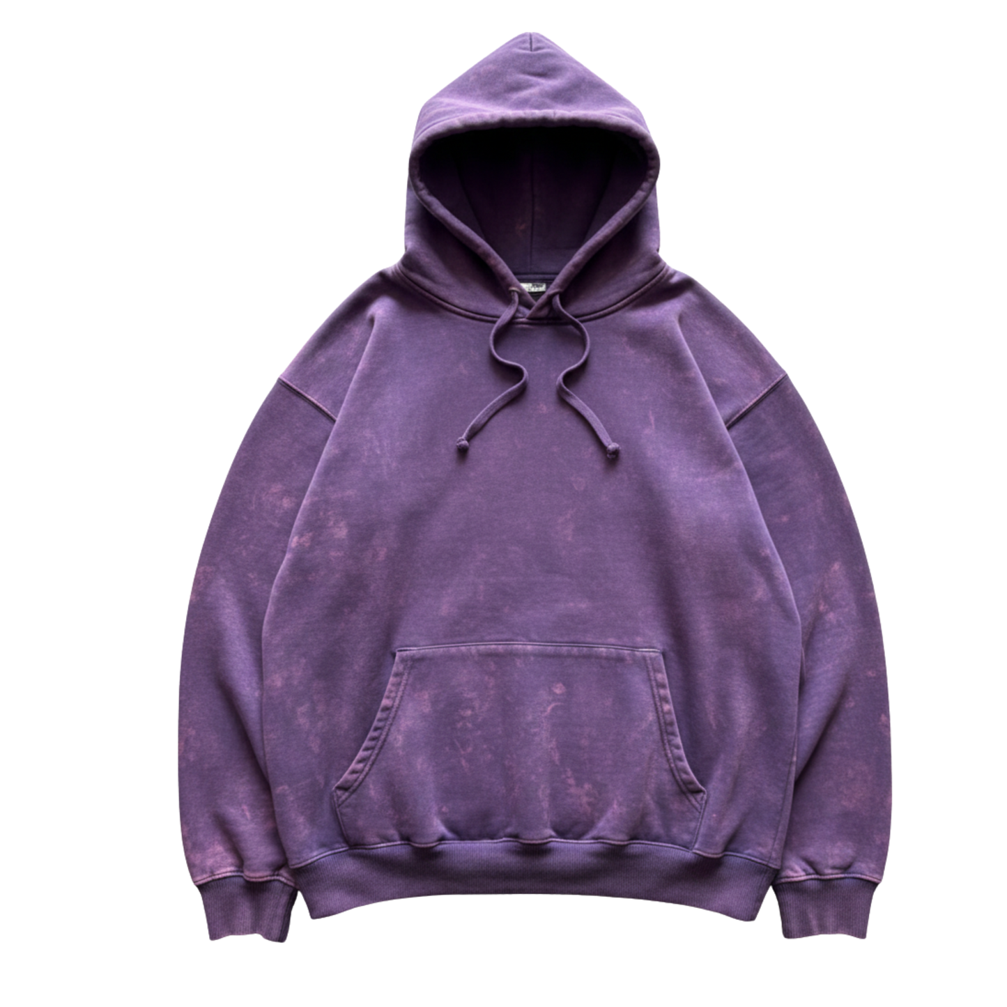 GODS FAVOURITE CHILD PURPLE ACID WASH OVERSIZED HOODIE