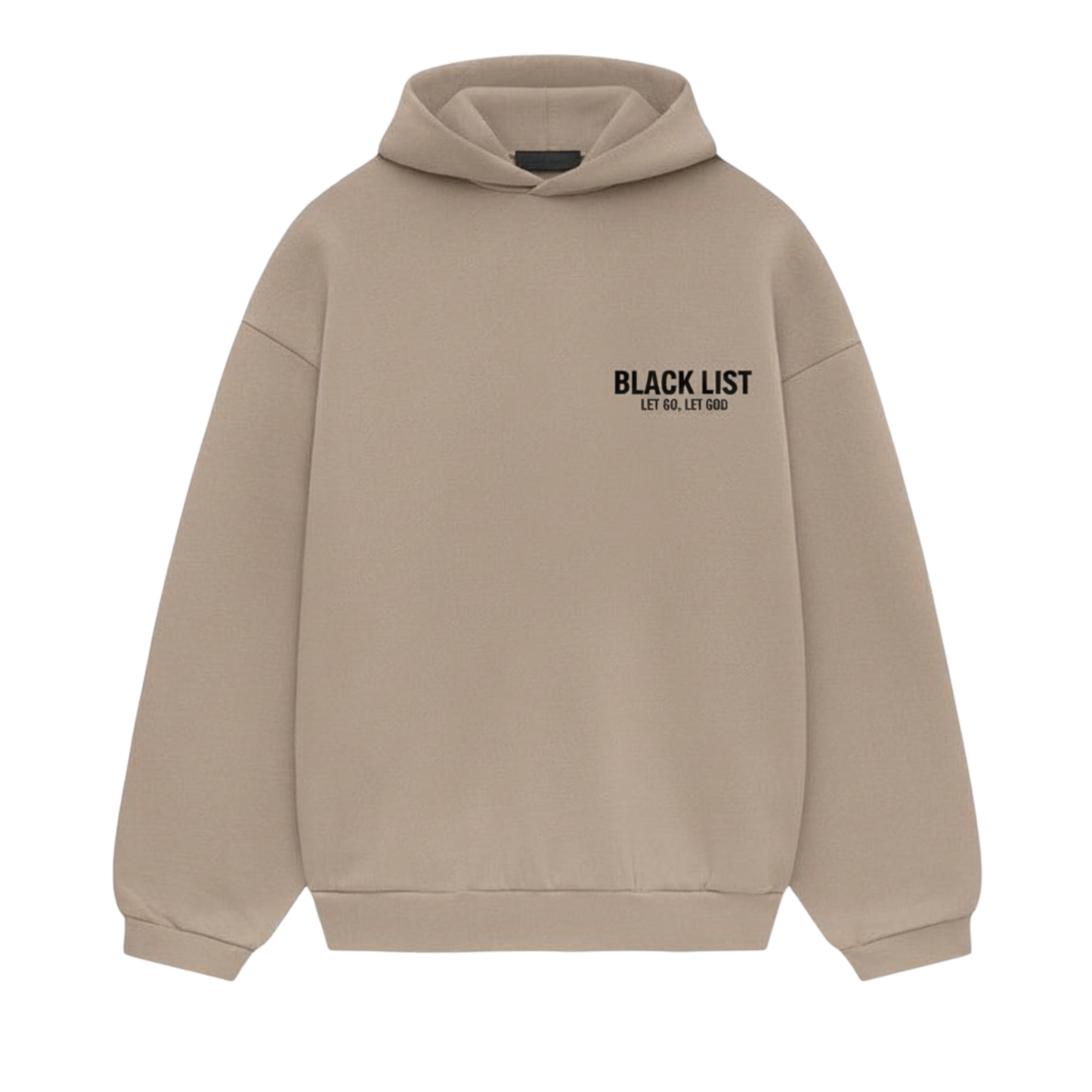 BLACKLIST ESSENTIAL DUSTY BEIGE OVERSIZED HOODIE 1.0