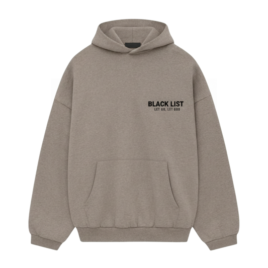 BLACKLIST ESSENTIAL HEATHER GRAY OVERSIZED HOODIE 1.0