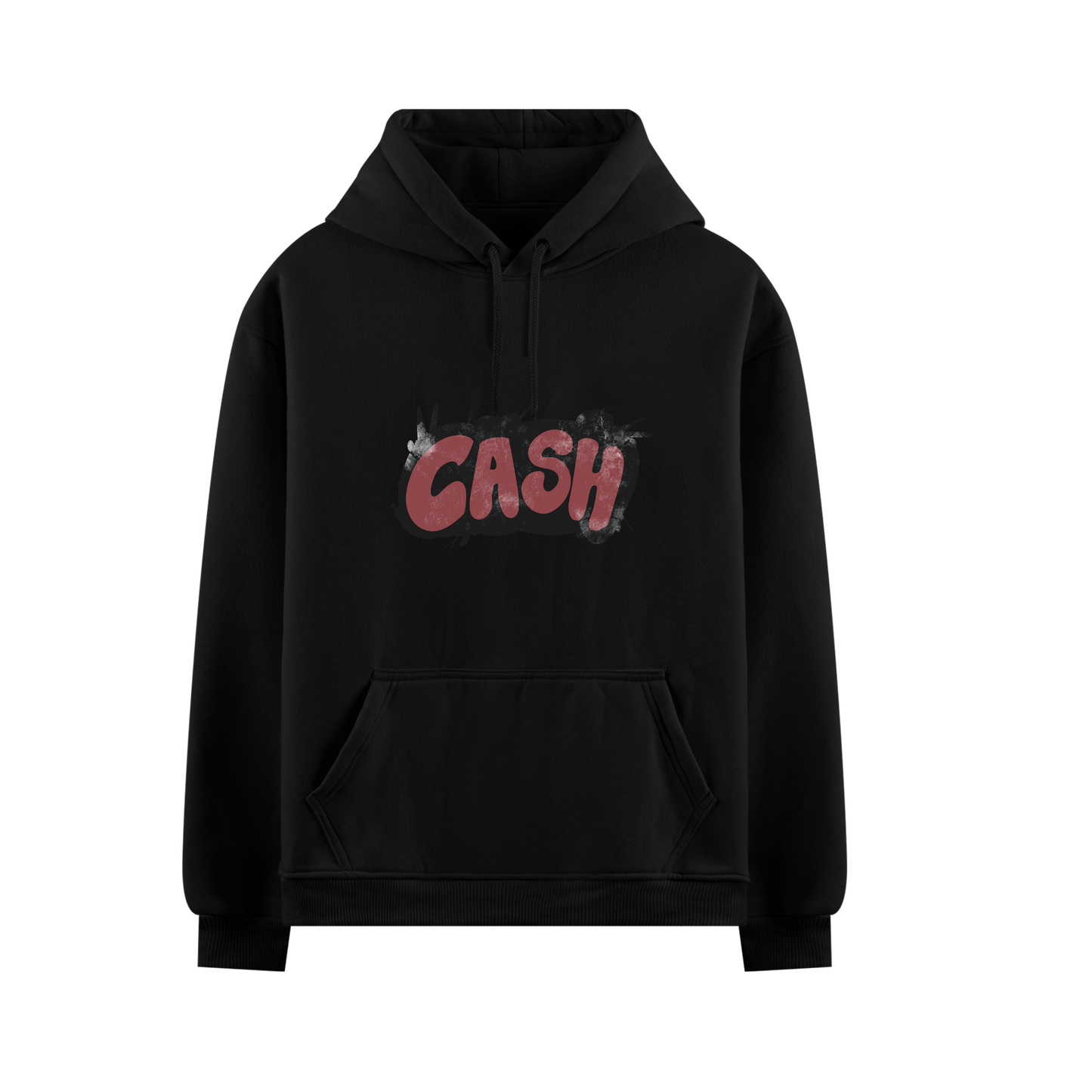 DONT SAVE HER SAVE CASH BLACK OVERSIZED HOODIE