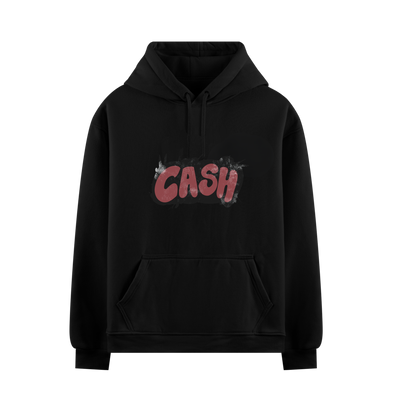 DONT SAVE HER SAVE CASH BLACK OVERSIZED HOODIE