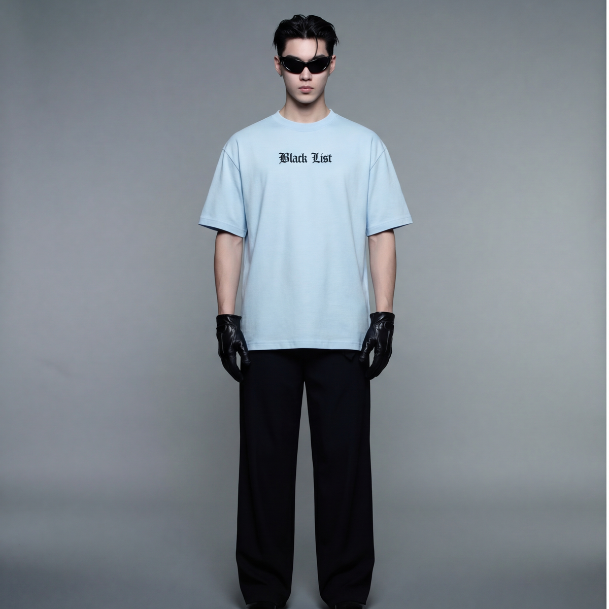 for-the-world-blacklist-ice-blue-t-shirt model front