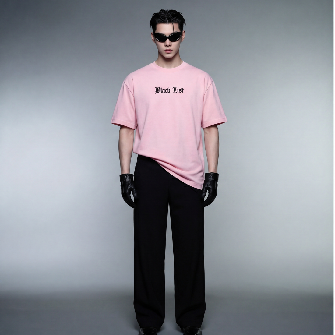 for-the-world-blacklist-pink-t-shirt model front