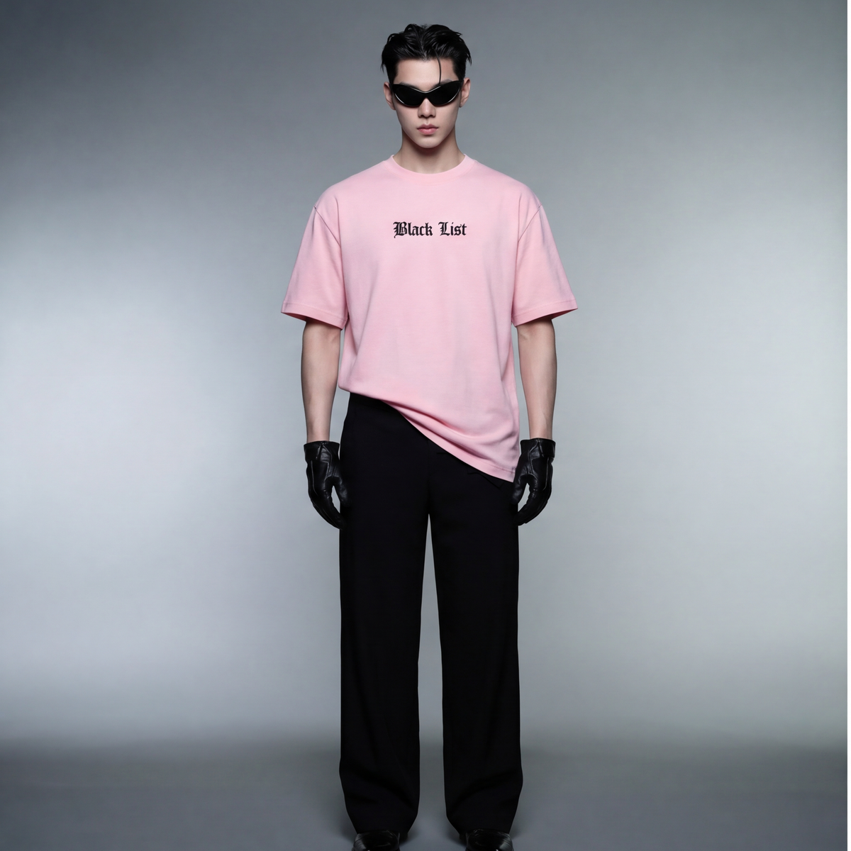 for-the-world-blacklist-pink-t-shirt model front