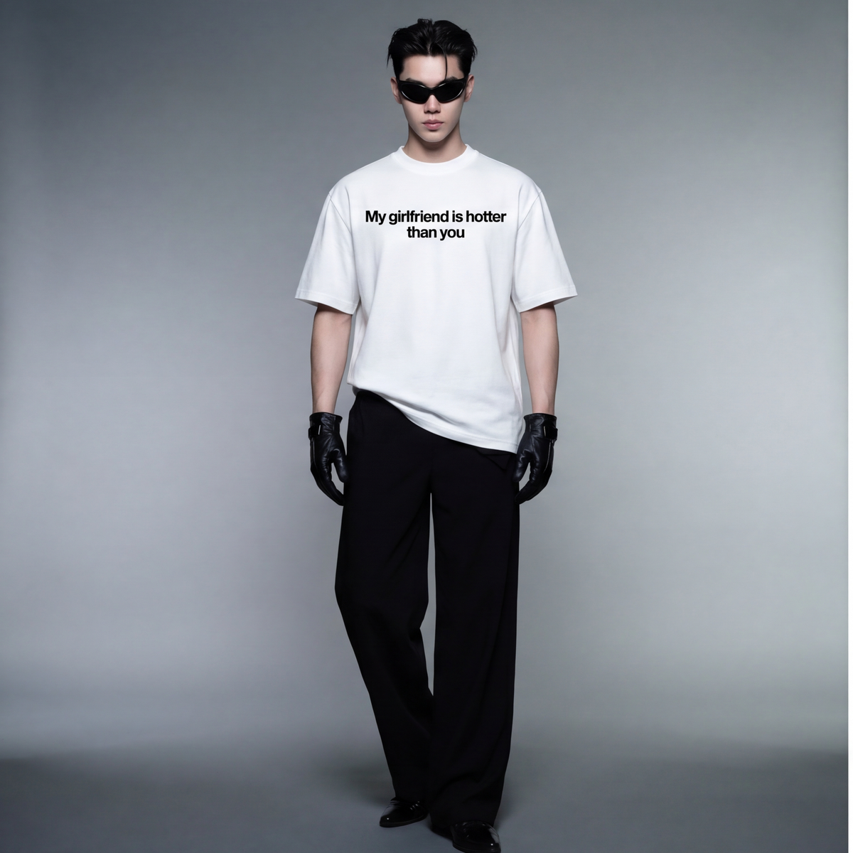 gf-blacklist-white-t-shirt model front