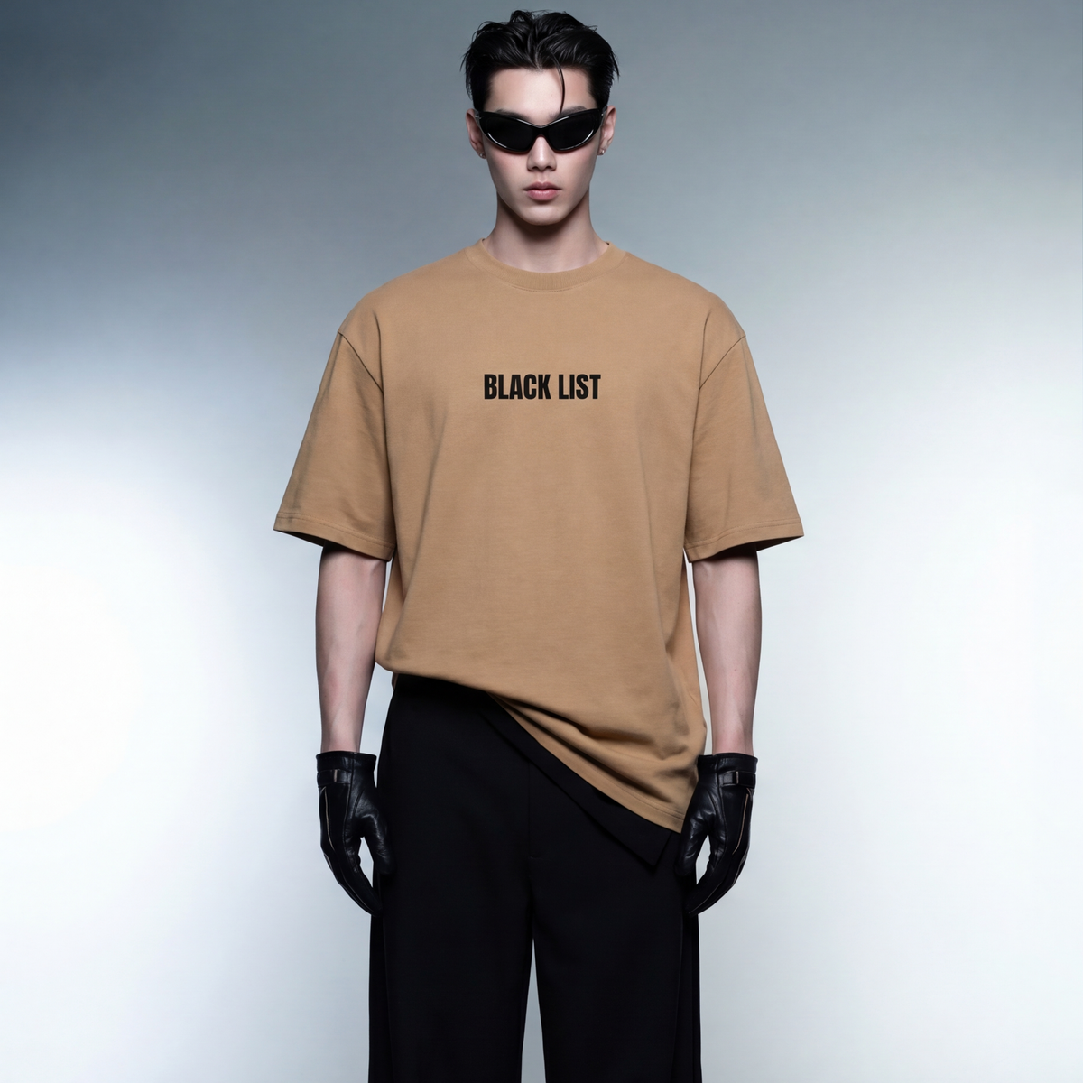 gods-favourite-child-t-shirt-sand model front