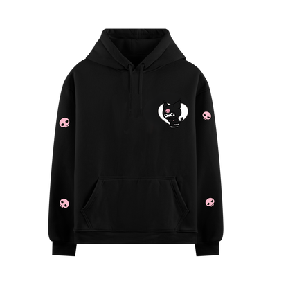 ONE OF ONE KUROMI BLACK OVERSIZED HOODIE