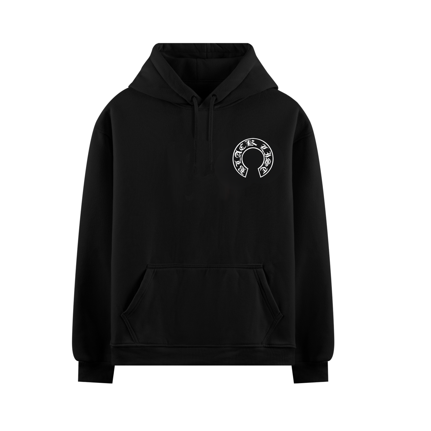 BLACKLIST OG BLACK OVERSIZED HOODIE