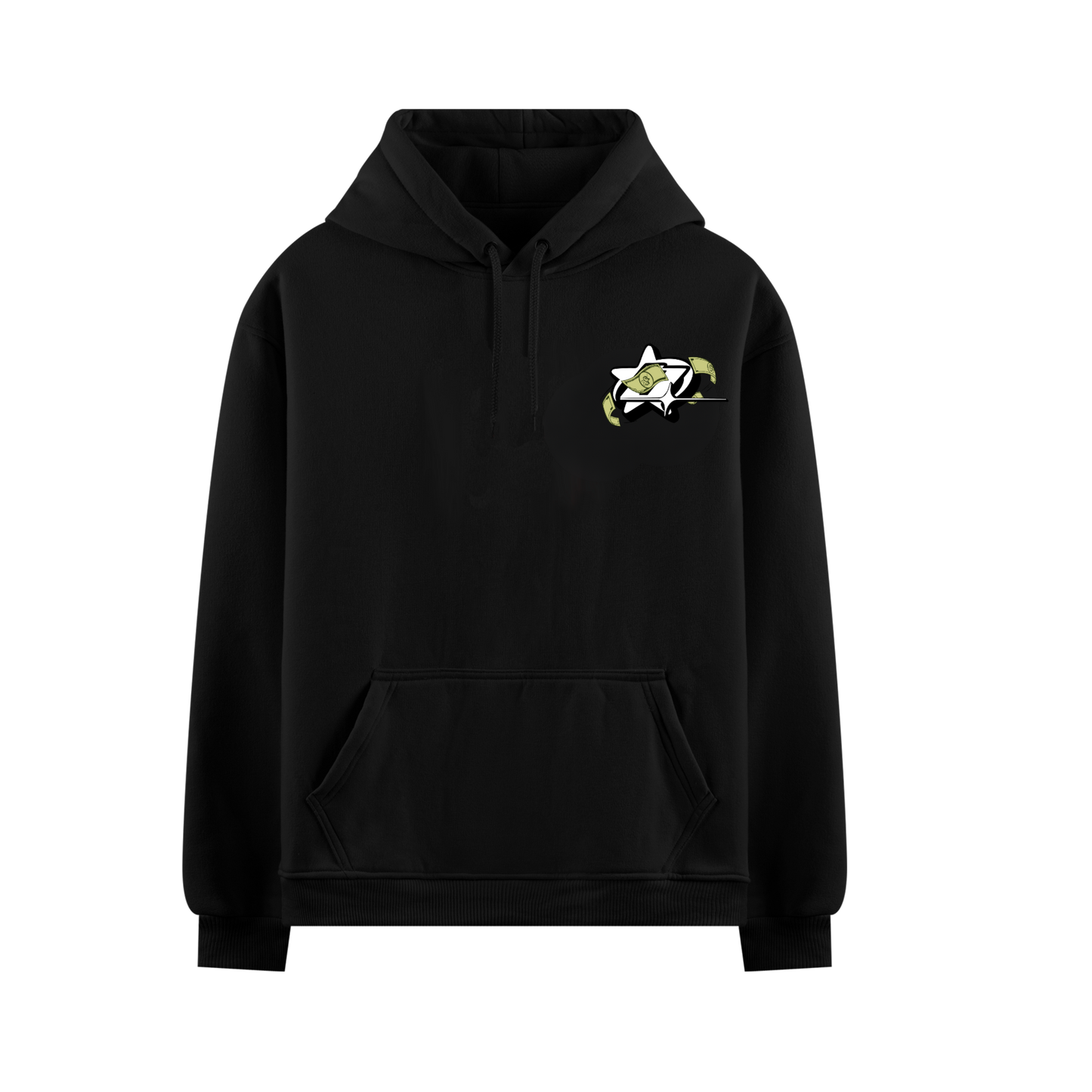 ONE OF ONE I USED TO HAVE GOALS  BLACK OVERSIZED HOODIE