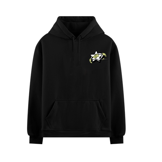 ONE OF ONE I USED TO HAVE GOALS  BLACK OVERSIZED HOODIE