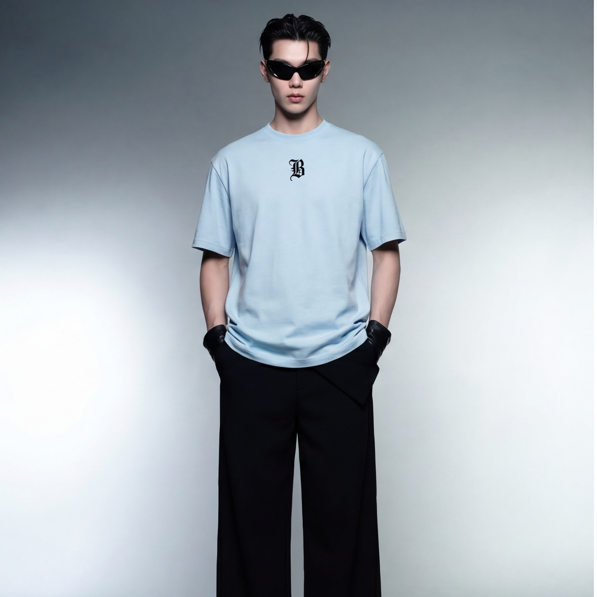 make-love-make-art-make-out-make-money-ice-blue-t-shirt model front