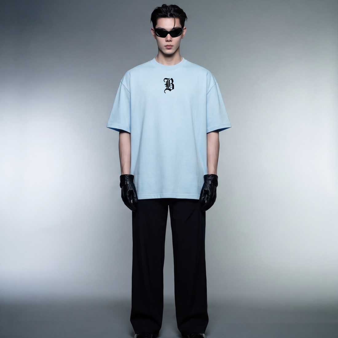 need-money-for-porsche-ice-blue-t-shirt model front