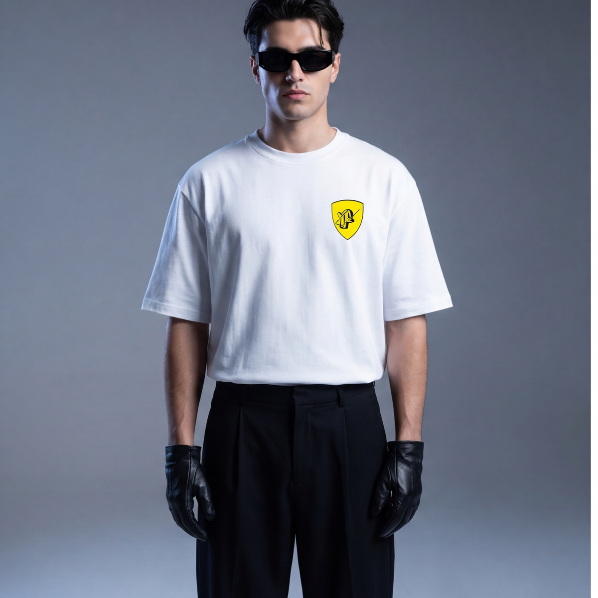 need-money-for-porsche-oversized-tee-limited-edition-copy model front