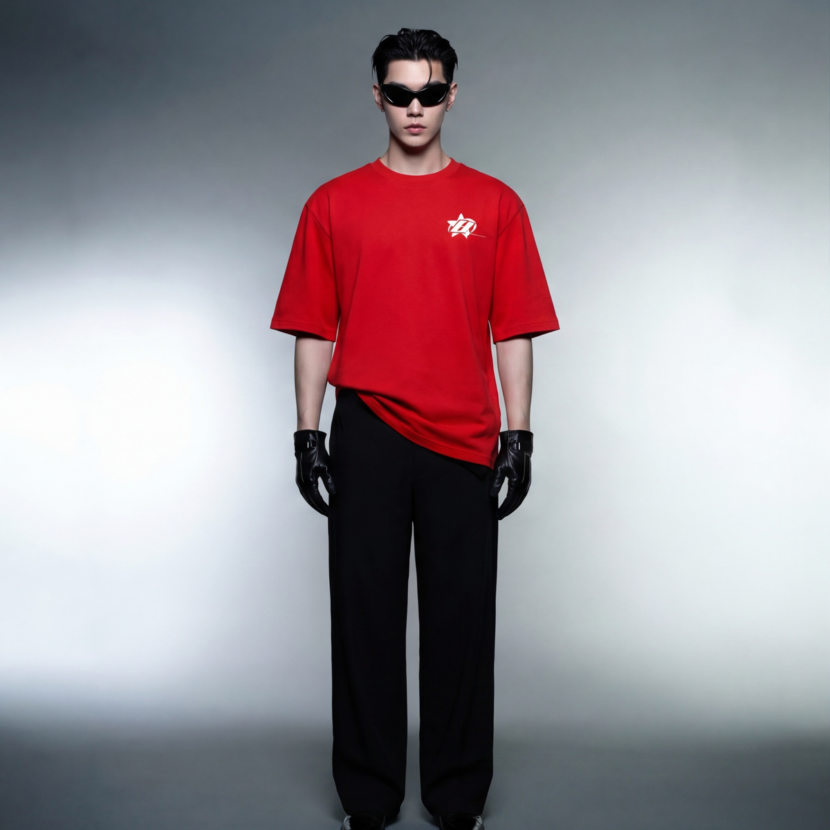 no-flex-till-its-amex-oversized-t-shirt-copy-1 model front