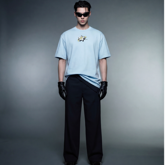 No Risk No Profit Ice Blue T-Shirt