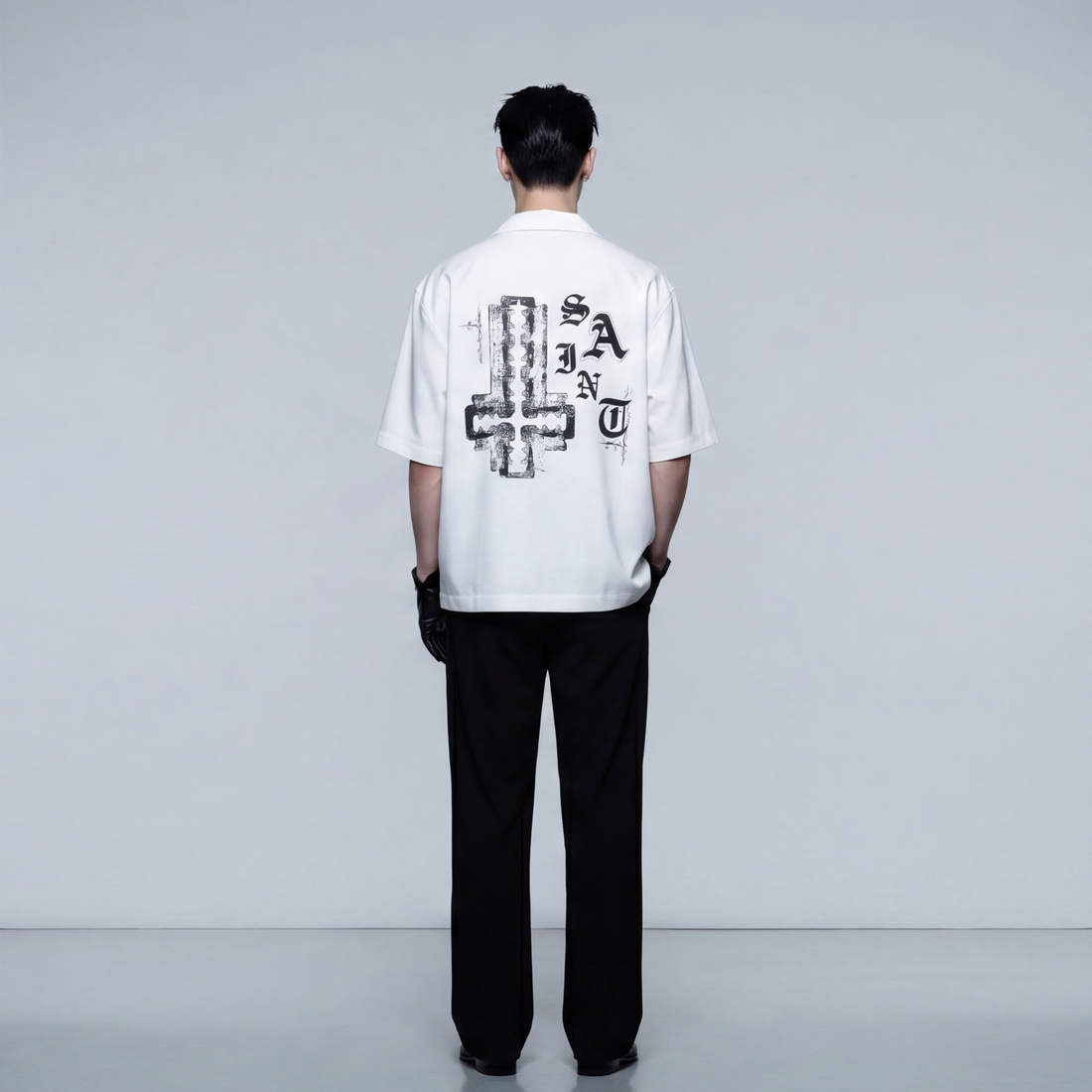 saint-cross-blacklist-white-bowling-shirt model back