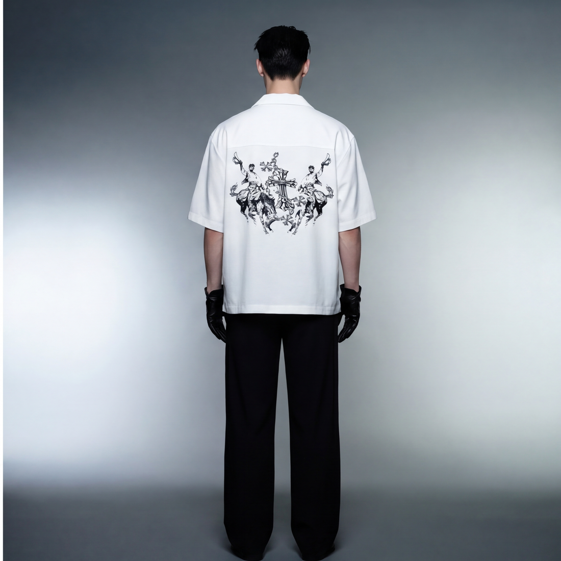 son-of-god-blacklist-white-bowling-shirt model back