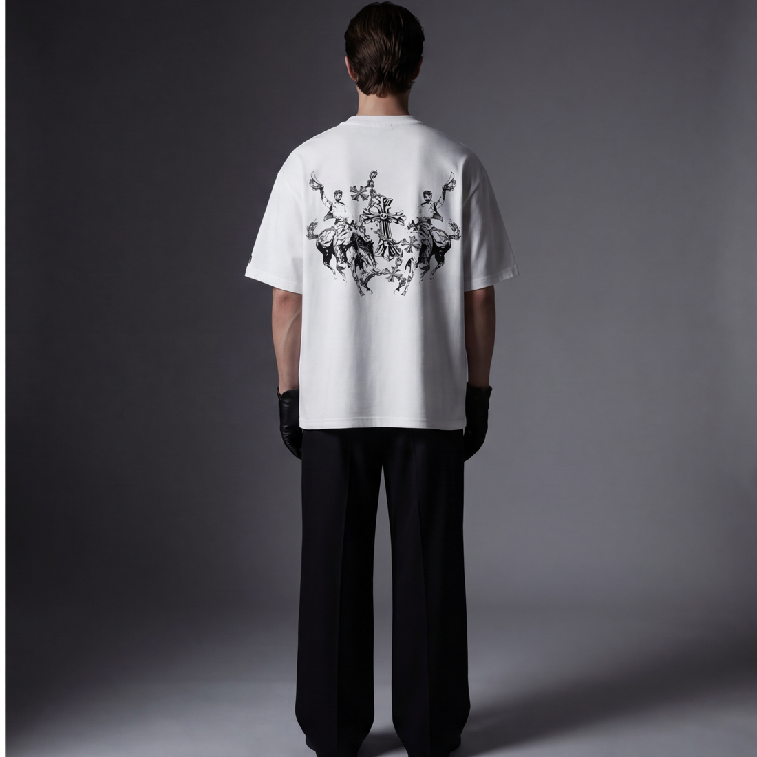 son-of-god-blacklist-white-t-shirt model back