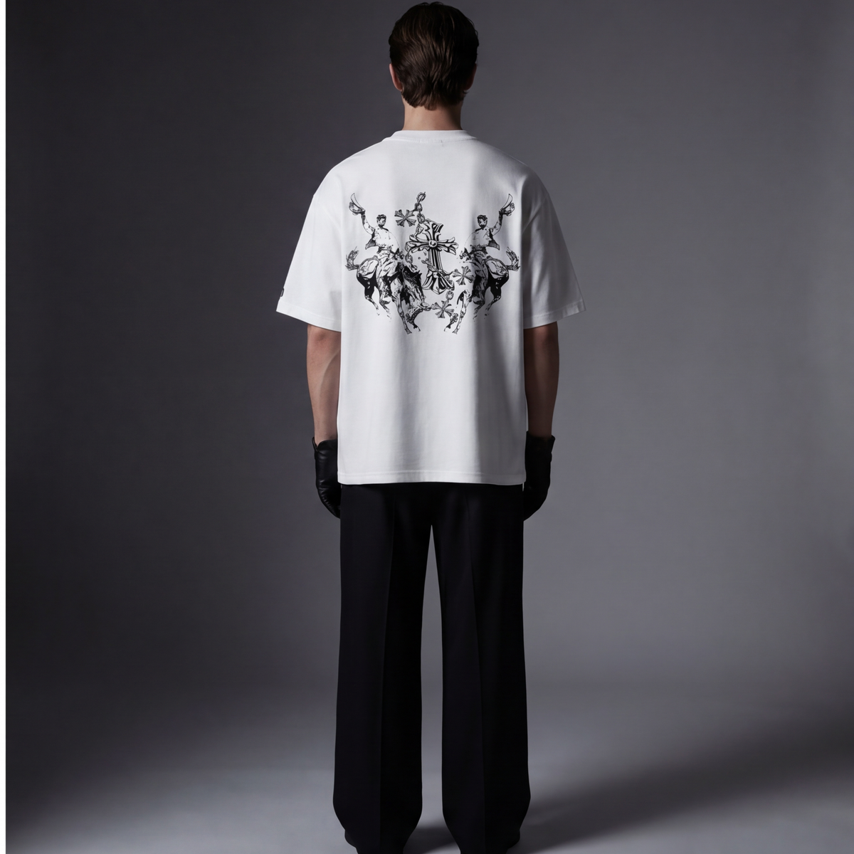 son-of-god-blacklist-white-t-shirt model back