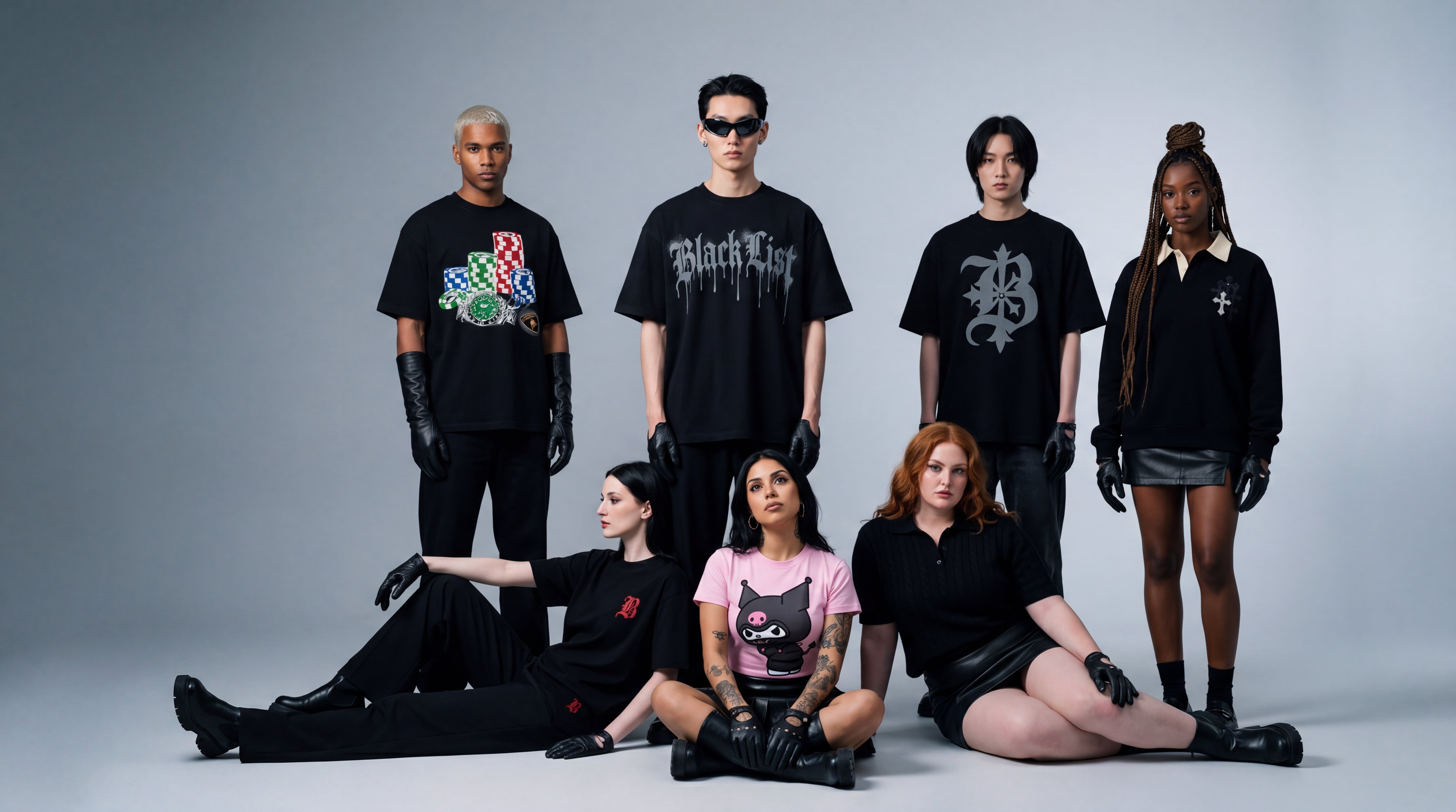 Blacklist models wearing products from the biggest lineup